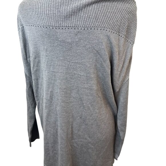 Michael Stars NWOT Gray Sweater Large and Small Off Shoulder - Picture 5 of 12